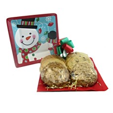 Snowman Holiday Cookie Plate (6 Cookies)